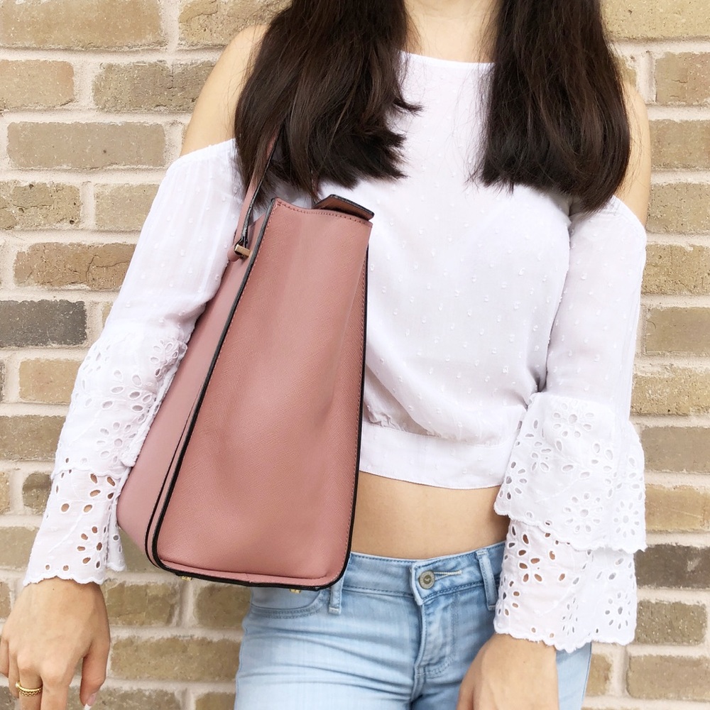 Gaby’s Bags 👜💕-Kate Spade Large dusty pink tote - Picture 3 of 7